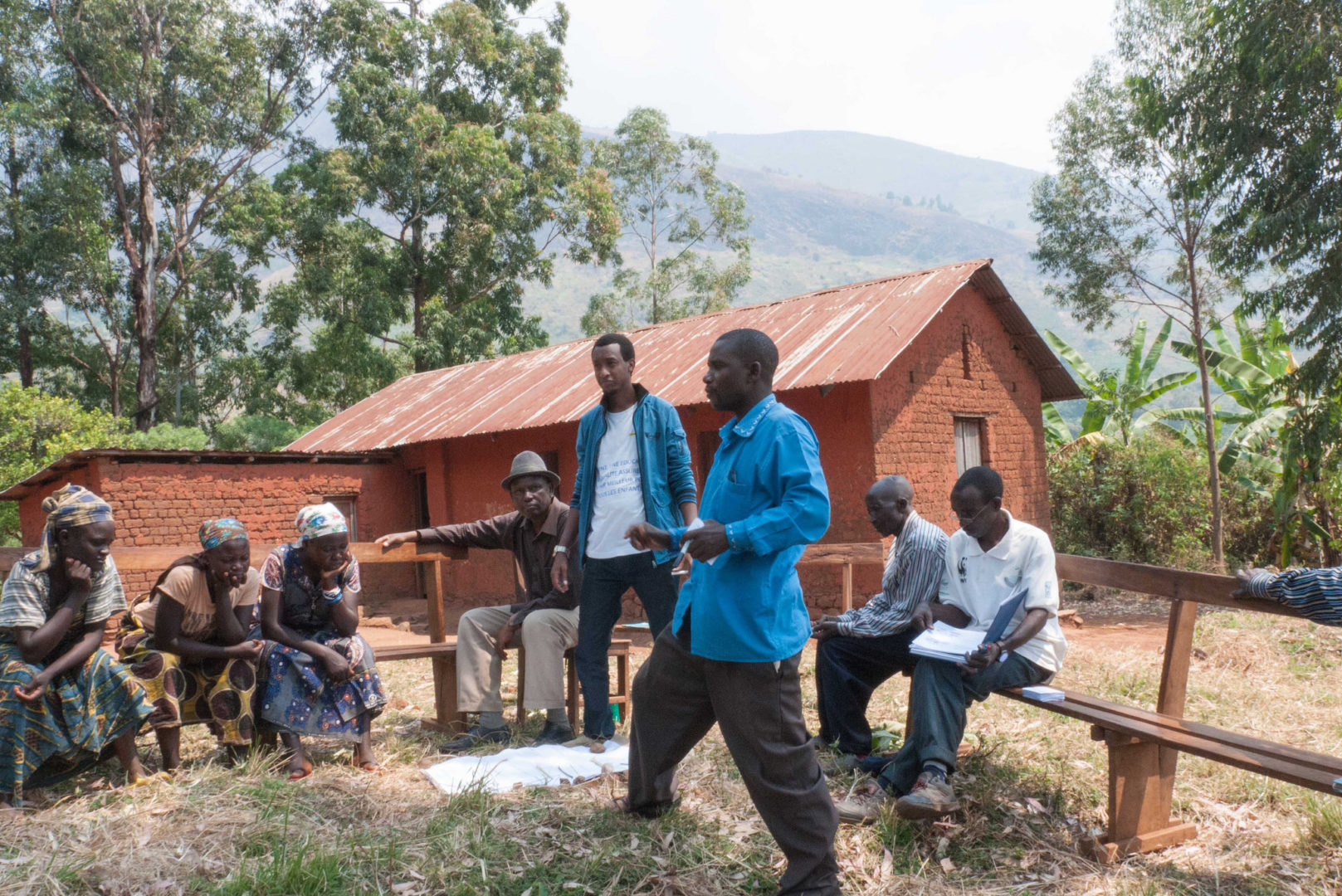 A team in DR Congo studies Scripture and Creation Care