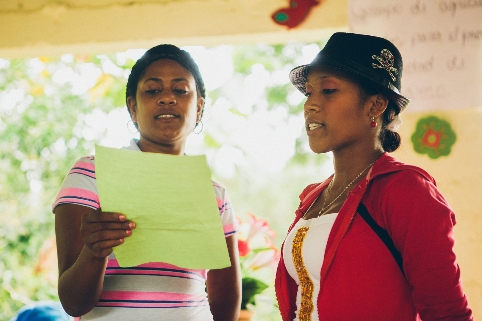 The history of a savings group is carefully recorded.