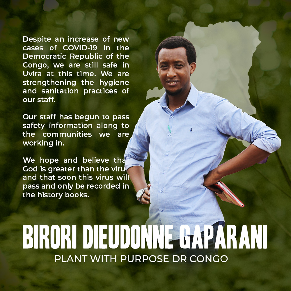 Plant With Purpose DR Congo responds to Covid-19