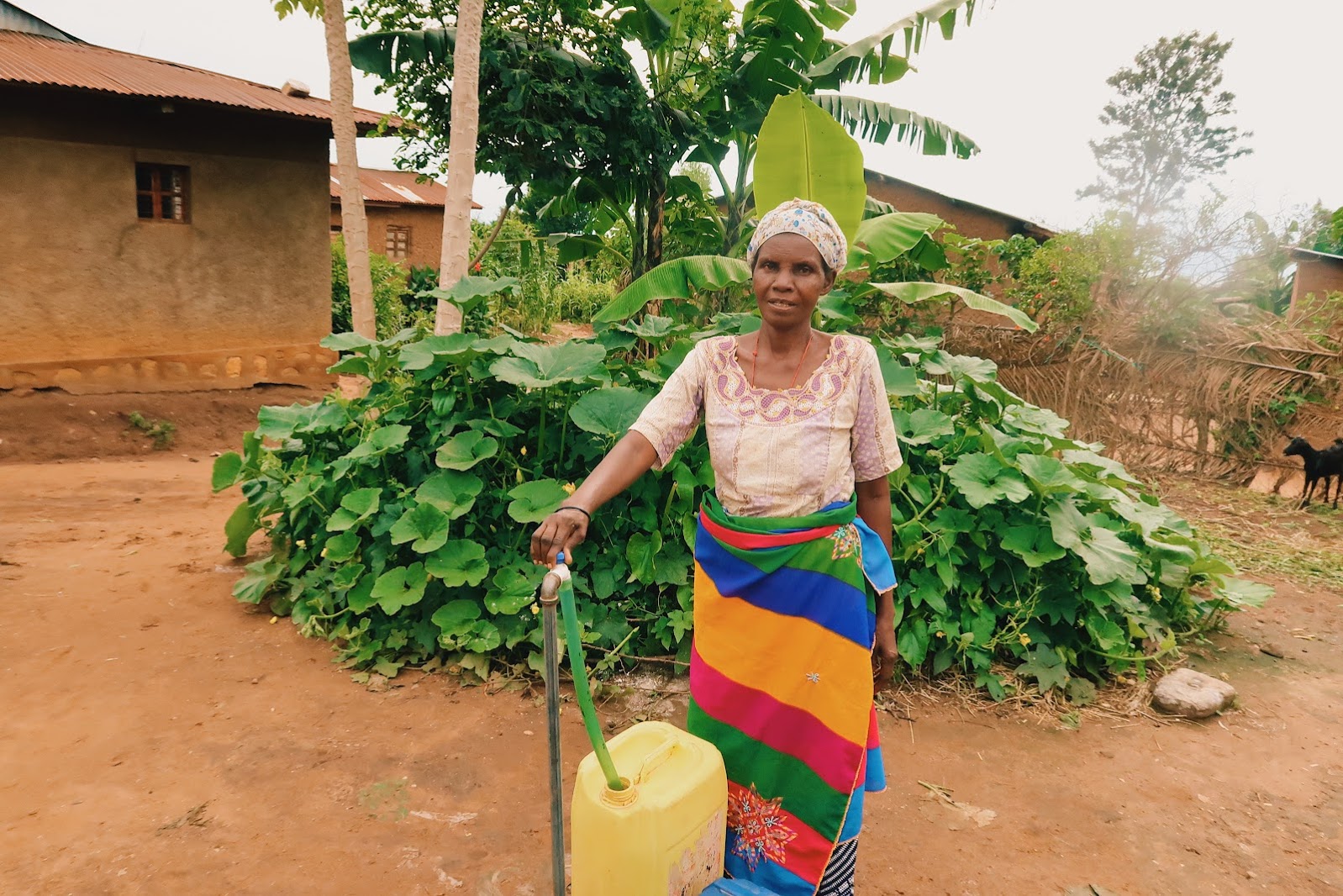 Yahira Gets Water in Burundi