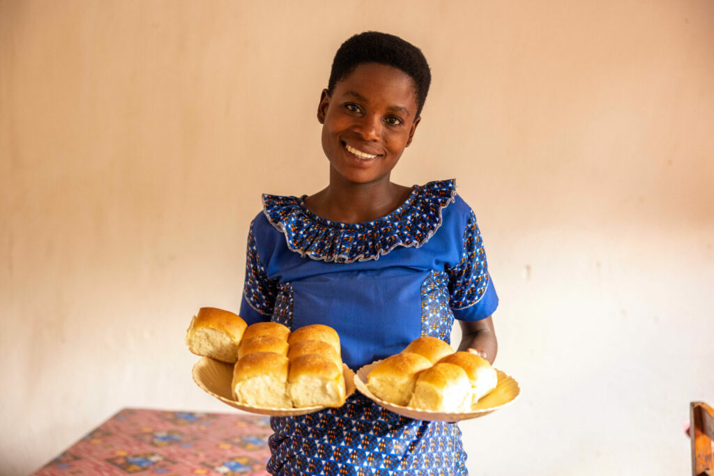visit to burundi baking bread