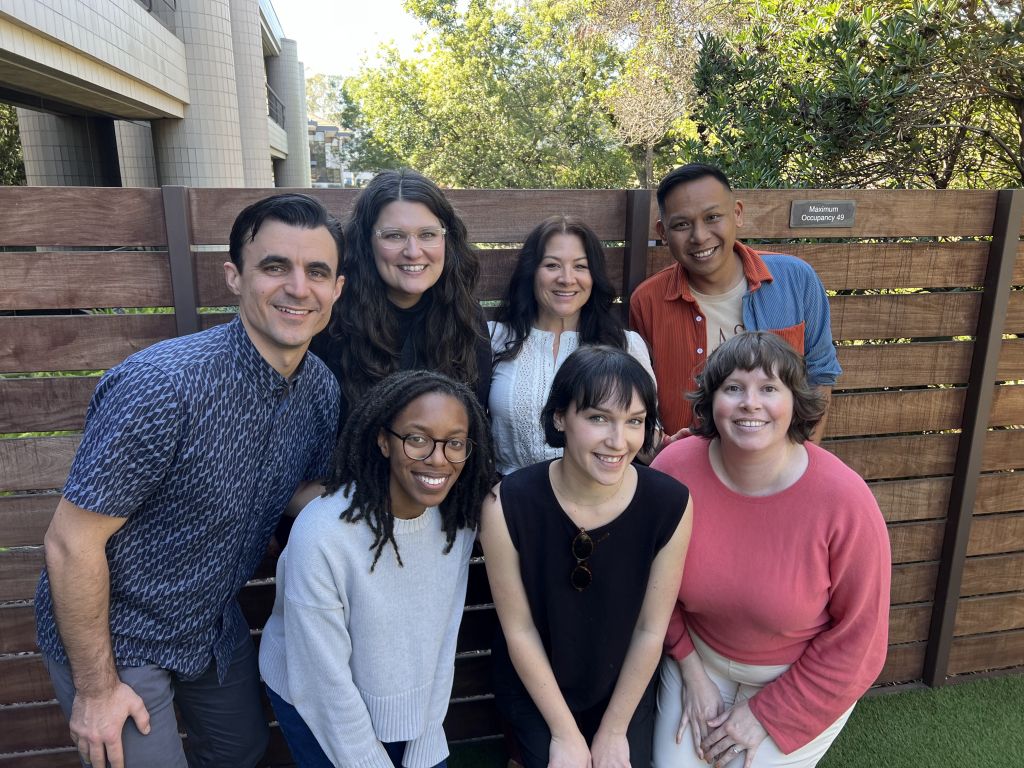 Marketing Team at an event at the Office